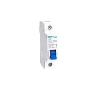 Chint EBG-1P-B10 Miniature Circuit Breaker, 10 A, 1 Pole, B Curve, 6 kA