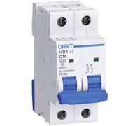 Chint NB1L Circuit Breaker 2-pin 16A Overload & Short-Circuit Protection
