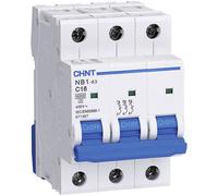 Chint NB1L Circuit Breaker 3-Pin 20A Overload & Short-Circuit Protection