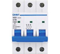 Chint NB1L Circuit Breaker 3-pin 6A For Overload & Short Circuit