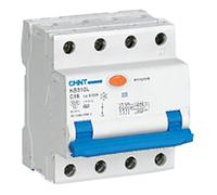 Chint NB310L-3N-C32 Residual Operated Circuit Breaker with Over-Current Protection, 32 A, C Type, 30 mA, 3P+N