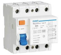 Chint RCCB 3-pin 40A 10kA Protects Against Fault Currents 0.3A