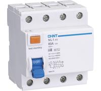 Chint RCCB 4-Pin 63A Fault Current Device Type A Earth Protection