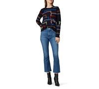 Chinti & Parker Rent The Runway Pre-Loved Multi Horizontal Stripe Sweater, Navy, M