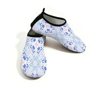 Chintiz Water Shoes for Women Men, Retro Mandala Non-Slip Quick Dry Soft Barefoot Aqua Socks for Summer Beach Pool Surfing Yoga Exercise