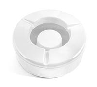 Chio 9002001 Ashtray Melamine Windproof, 12.5 cm, White, 12 x 12 x 5 cm