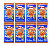 CHIO Micro Popcorns Caramel 90g | Microwave Flavoured Popcorns Seeds| 100% Gust CHIO | Popping Pop Corn Kernels for The Family | Movie Night Helathy Snack (Caramel 90g, 8 Pack)