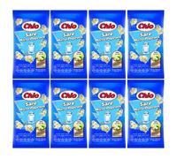 CHIO Micro Popcorns | Microwave Flavoured Popcorns Seeds| 100% Gust CHIO | Popping Pop Corn Kernels for The Family | Movie Night Helathy Snack (Salt(Sare) 80g, 8 Pack)