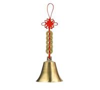 Chiorgone Feng Shui Five Emperor Coins Bell for Wealth, Protection, and Prosperity - Hanging Ornament for Home, Office, and Gift - Wind Chime for Good Luck and Safety