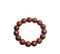 Chiorgone Hand-Inlaid Jujube Wood Scripture Bracelet - Yin-Yang Om Carved Buddhist Meditation Beads with Sacred Symbols, Natural Earth Tone Jewelry for Spiritual Protection & Mindfulness.