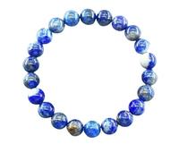 Chiorgone Lapis Lazuli Bracelet for Men & Women - 8mm Stretch Healing Bracelet for Intuition, Anxiety Relief, Protection, Wisdom, and Communication