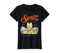 Chios Mastiha Spritz Greek Island Vacation Value Graphic T-Shirt, Women, Black, M