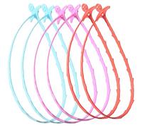 ChioSun 6 Pcs 20 Inch Drain Snake, Hair Clog Remover Sink Unblocker, Reusable Shower Drain Unblocker Tool, Gutter Cleaning Tools, Drain Snake for Shower, Kitchen, Sink, Bathroom, Toilet