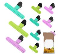 Chip Bag Clips, Food Clips for Bags,9 Pack Sealing Bag Clips - Selling Selling Bread Sealing Sweeps, Heavy Duty for Refreshing Food, Kitchen and Home