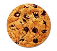 Chip Cookie Mouse Pad, Delicious Chocolate Chip Cookie Round Mouse Pad