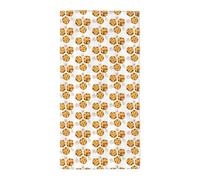 Chip Cookies Soft Fluffy Bath Towel High Absorbent For Bathroom Daily Use