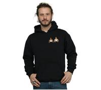 Chip N Dale Backside Breast Print Hoodie Disney Black S