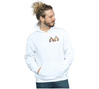 Chip N Dale Backside Breast Print Hoodie Disney White S