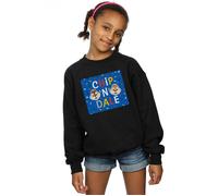 Chip N Dale Blue Frame Sweatshirt Disney Black 5-6 Years