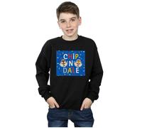 Chip N Dale Blue Frame Sweatshirt Disney Black 9 Years