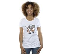 Chip ´n Dale Glasses Cotton T-Shirt Disney White S