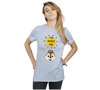Chip N Dale The Smart One Cotton Boyfriend T-Shirt Disney Grey S