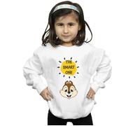 Chip N Dale The Smart One Sweatshirt Disney White 5-6 Years