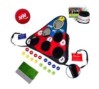 CHIP NN' Hole Starter Set | Gifts for Men | Backyard Golf Cornhole Game | Chipping Game Gift | Targets, mats, Foam Golf Balls Included | Accessories for Men