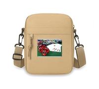 Chip Poker Dice Gambling Photo Crossbody Bag Cell Phone Purses Handbag Shoulder Mini Bag