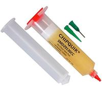 Chip Quik SMD29130CC No Clean Tack Flux 30cc syringe w/ plunger & tip