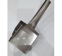 Chip Scoop - Heavy Duty Stainless Steel, Hand-Made, 10oz Capacity, 12cm x 10cm Size