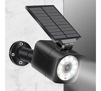 Chipark Solar Security Lights Outdoor, Dummy Camera 1000LM Super Bright Spotlight Solar Lights with PIR Motion Sensor IP65 Waterproof LED Floodlight Outdoor Wall Light for Garden, Backyard, Garage
