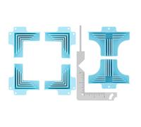 Chipboard Joining Clips Stainless Steel Corner Fasteners Multipurpose Furniture Crafting Machined Edges Easy Setup Woodworking Clamp