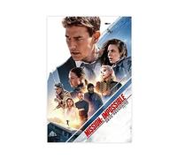 CHIPEL Mission Impossible - Dead Reckoning Part One Movie Poster Canvas Poster Wall Art Decor Print Picture Paintings for Living Room Bedroom Decoration Unframe-style 12x18inch(30x45cm)