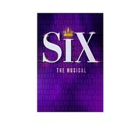 CHIPEL Six The Musical Poster Canvas Poster Wall Art Decor Print Picture Paintings for Living Room Bedroom Decoration Unframe-style 16x24inch(40x60cm)