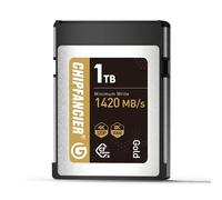CHIPFANCIER CFexpress 2.0 Type B 968GB Memory Card Up to 1750MB/s Read 1420MB/s Write-Raw 8K Video Recording Compatible with Nikon D5/D6/Z7/Z9 Panasonic Canon EOS DJ for Photographers Gold