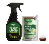 Chipku Pure Cold Pressed Water Soluble Neem Oil Concentrate 200ml | Free Spray Bottle Included | Premium Natural Plant Protector|Makes 20 Liters Neem Spray Bottles | 3in1 Insect, Fungus & Mite Control