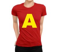 Chipmunk A S T Letters Fancy Dress Costume Group Fancy Dress Costume Men's & Women's T-Shirt, A Alvin Women's T-Shirt, M