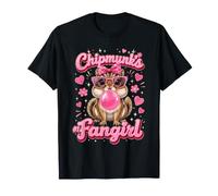 Chipmunk Fangirl | Womens Bubblegum Girls Chipmunk T-Shirt