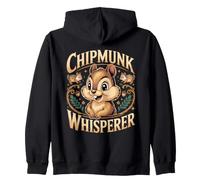 Chipmunk Whisperer Chipmunk Hunting Small Game Zip Hoodie