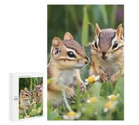 Chipmunks Cute Funny Wooden Picture Puzzle for Adults Vertical Challenge Intellectual Game Jigsaw Birthday Gifts