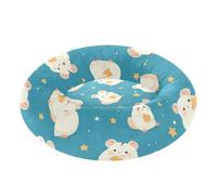 Chipmunks Mouse Blue Pet Dog Bed Warm & Soft Dog Pillow Bed for Small Size Pets Supplies M