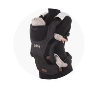 Chipolino Bobby 4-in-1 Baby Carrier Abdominal and Back Carrier from 4 to 24 Months Colour: Black