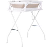 Chipolino Malibu Baby Bath Set 78 cm Foldable Thermometer, Drain, Beige
