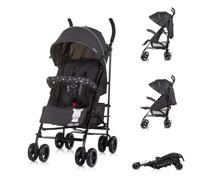 Chipolino Milano Pram, Pushchair, Up to 22 kg, Adjustable Backrest, Colour: Black