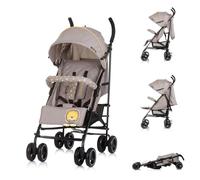 Chipolino Milano Pushchair up to 22 kg, Adjustable Backrest, Foldable, Colour: Light Grey