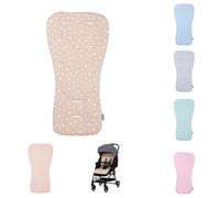Chipolino Universal Seat Cover for Pushchair Breathable Cotton Beige