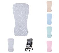 Chipolino Universal Seat Cover for Pushchair Breathable Cotton Grey