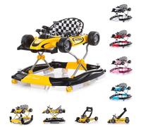 Chipolino Walker 4-in-1 Racer, Adjustable, Rocker / Activity Centre, Colour: Yellow