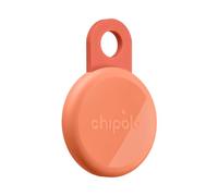 Chipolo LOOP - Rechargeable Bluetooth Tracker for Key and Pocket Location, Compatible with Apple or Google, Call Your Phone & Out of Range Alerts for Android (Coral)